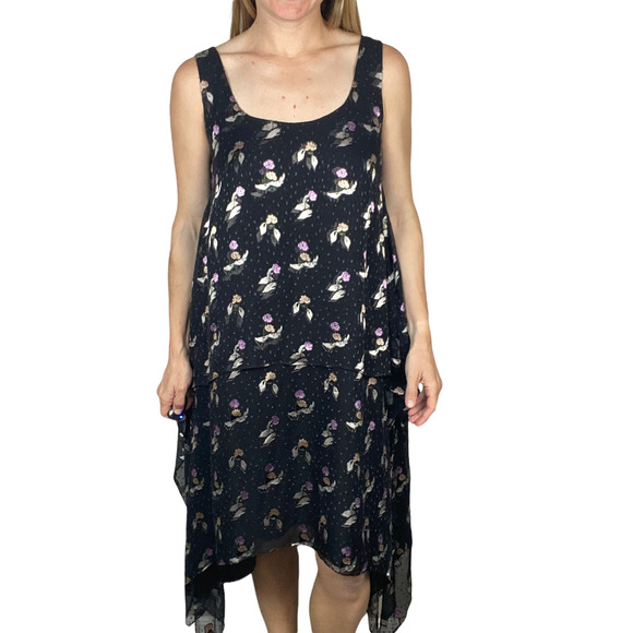 Opening Ceremony Gestures Floral Burnout Dress Size 2 - Picture 3 of 13